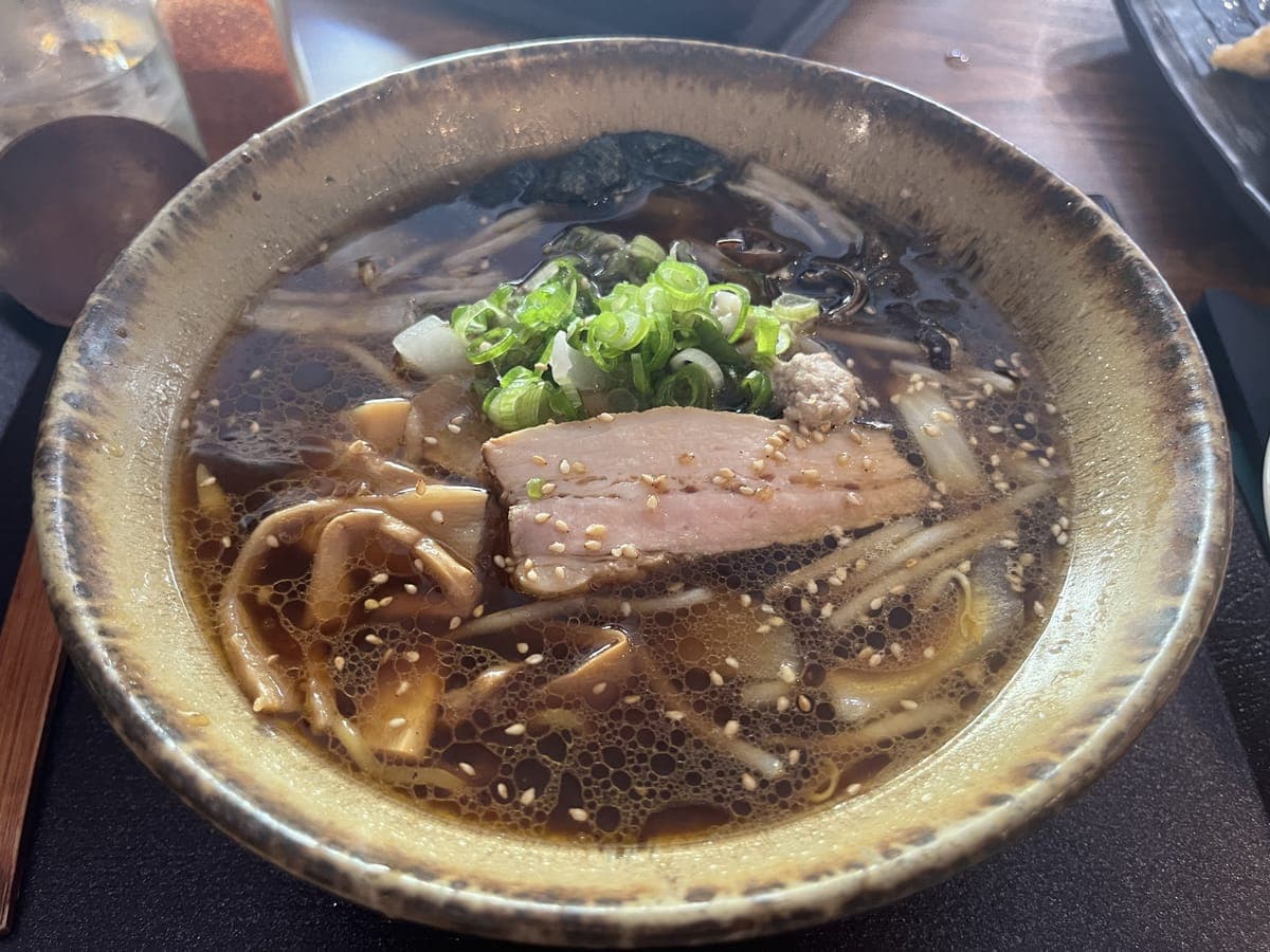 Sapporo-style shoyu ramen at Umami Lab, Camden Town London